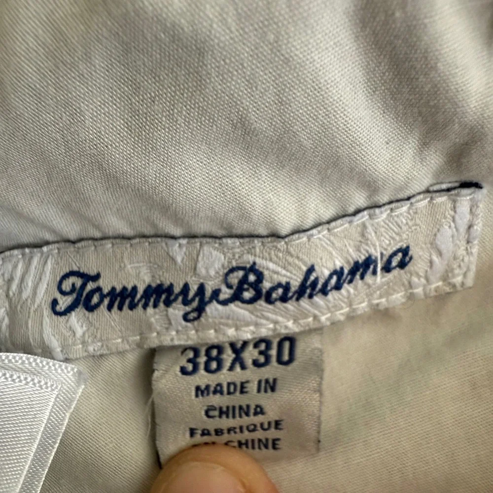 Tommy Bahama‎ Boracay Chinos Mens 38x30 Gray Cotton Tencel Stretch Pants